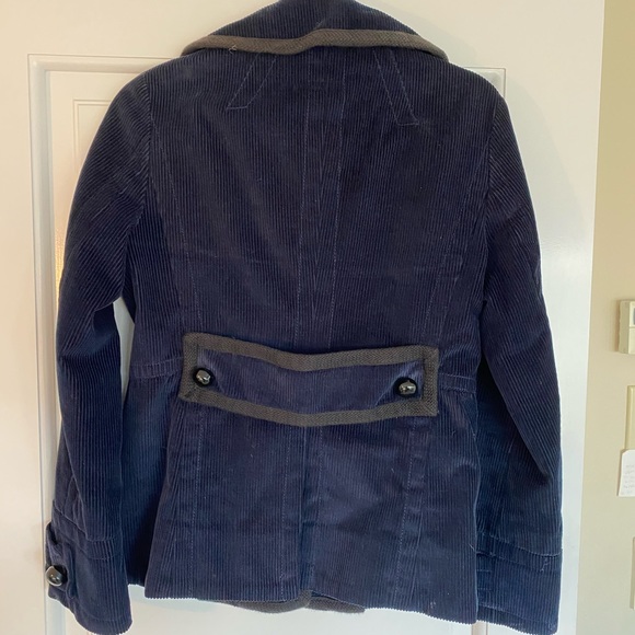 marc jacobs navy corduroy with black trim jacket 6 - Picture 4 of 6